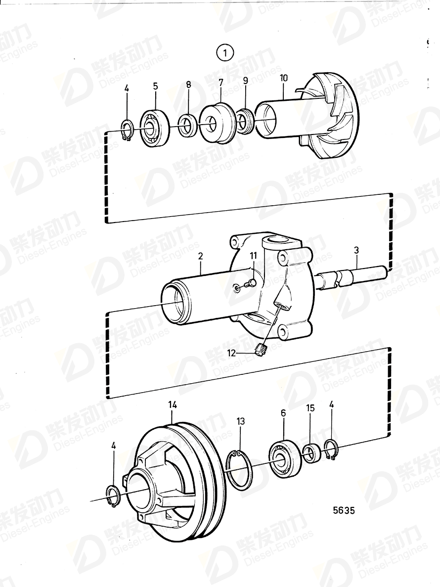 VOLVO Overhaul kit 754569 Drawing